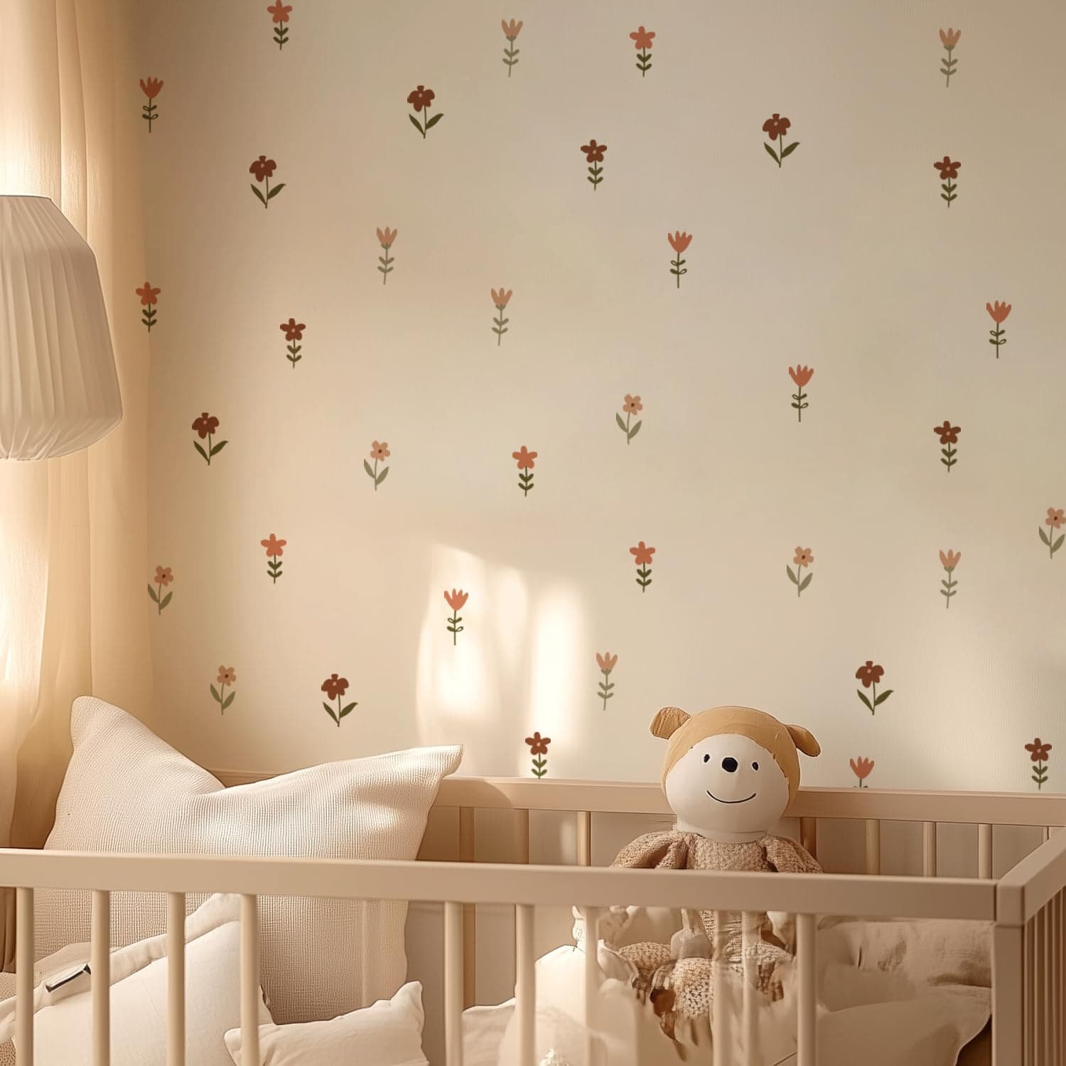 Nursery room decor wall decal scene